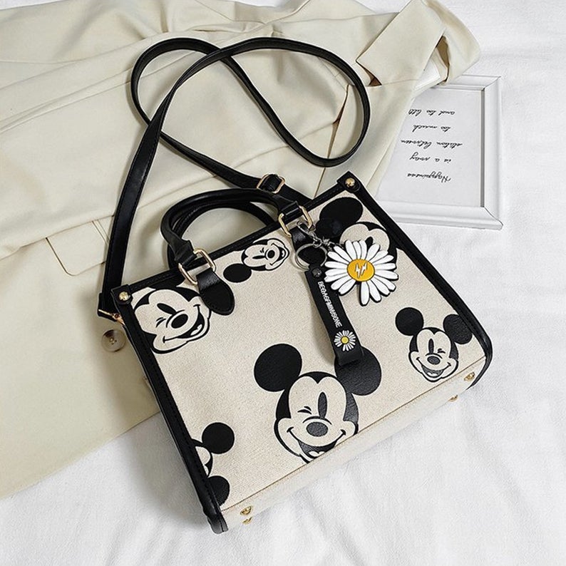 Disney Discovery- Classic Mickey Mouse-Shaped Shoulder Bag