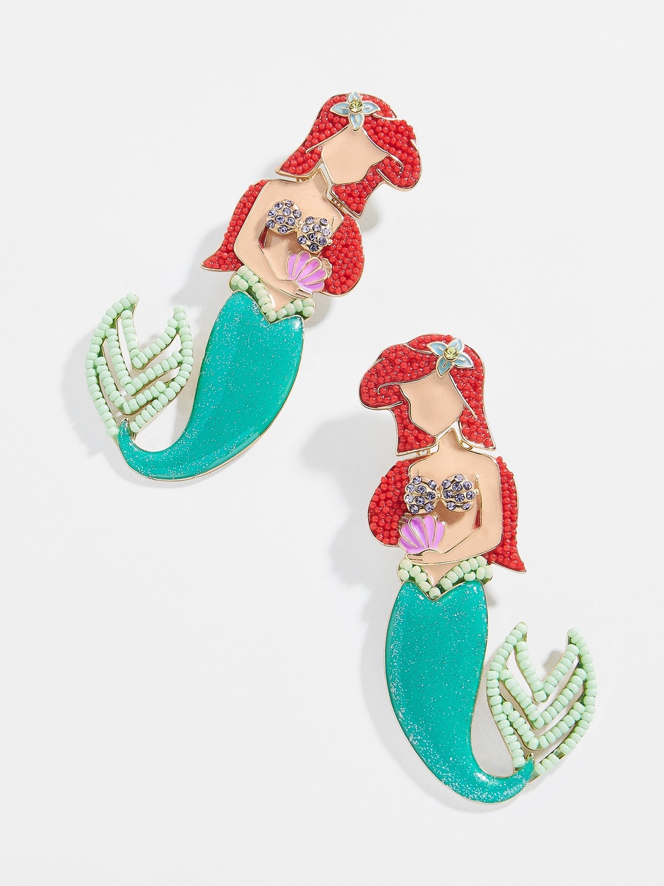 Earrings - Ariel Disney Princess Post - Little Mermaid - Homemade Surgical  Steel | eBay