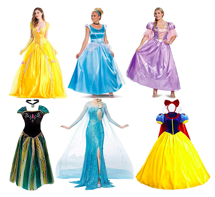 Disney Discovery- Princess Costumes For Adults