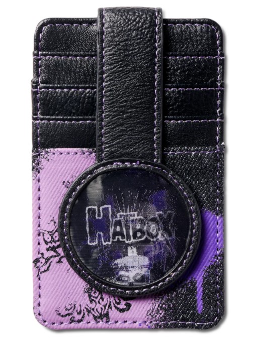 Haunted Mansion Wallpaper Disney Faux Leather Print Wristlet