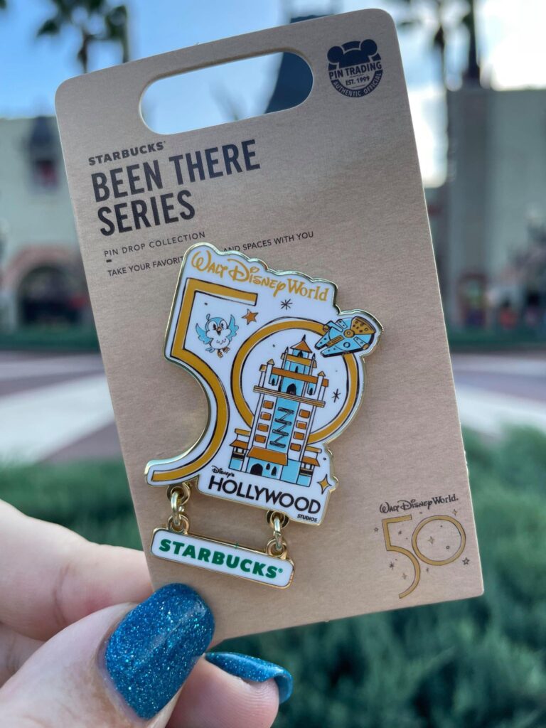 Walt Disney World 50th Anniversary Starbucks Disney Pin Set