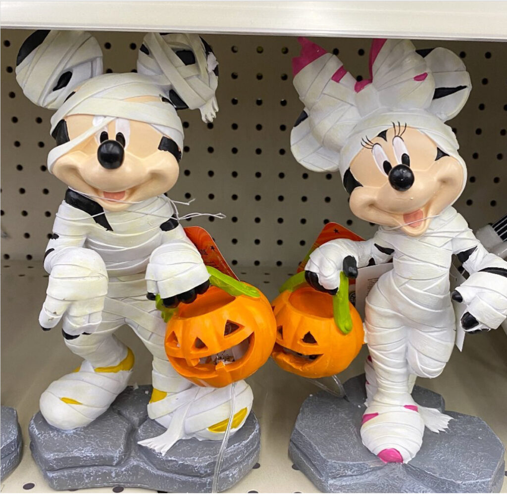 Mickey and Minnie Mummy Decorations