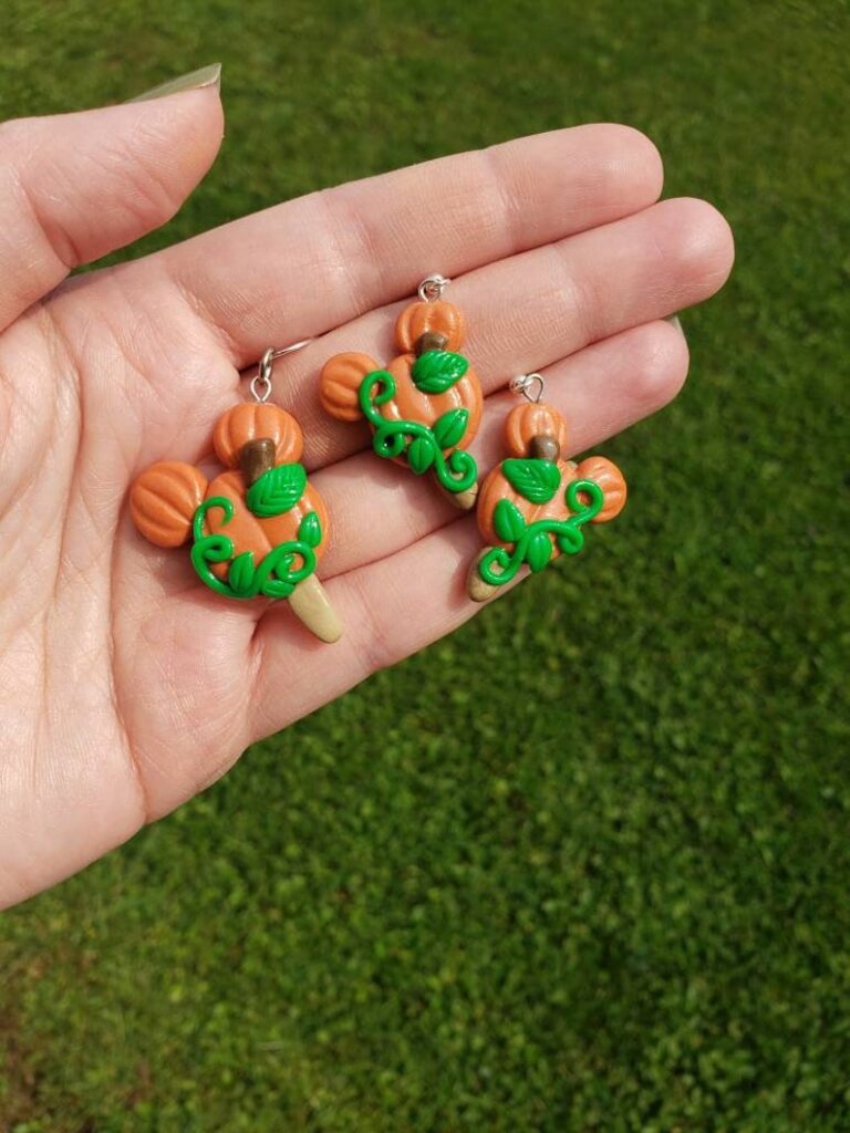 Handmade Mickey Pumpkin Accessories