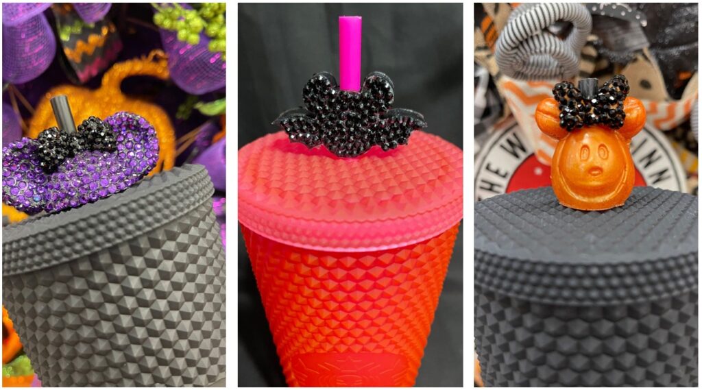 Disney Halloween Straw Toppers For Extra Bling This Season - Style 