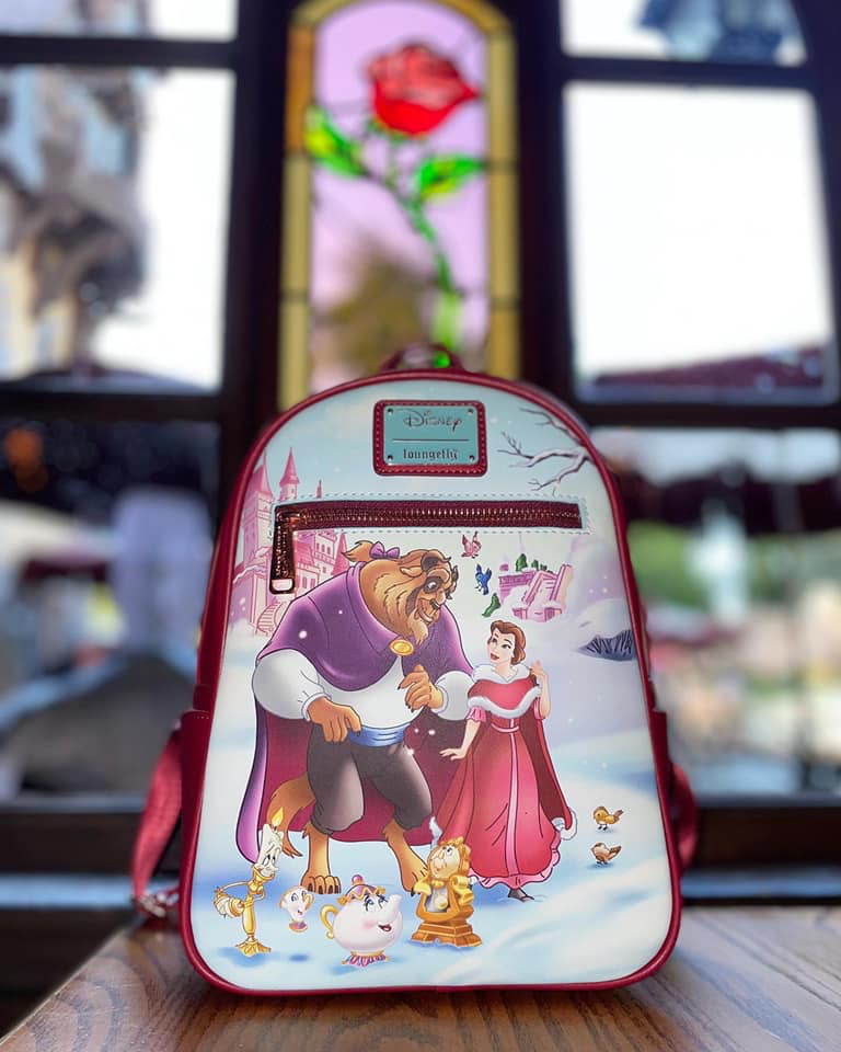 Loungefly Beauty and the Beast Princess Scenes Mini Backpack