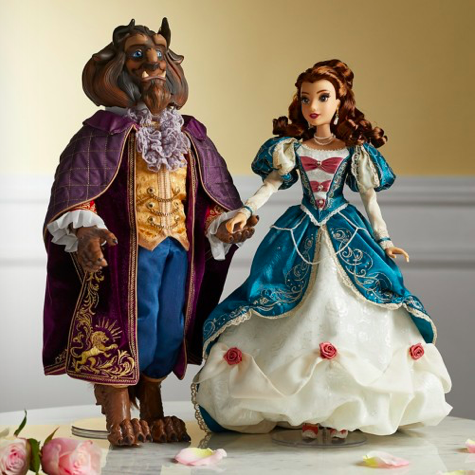 Beauty and the Beast Doll Set