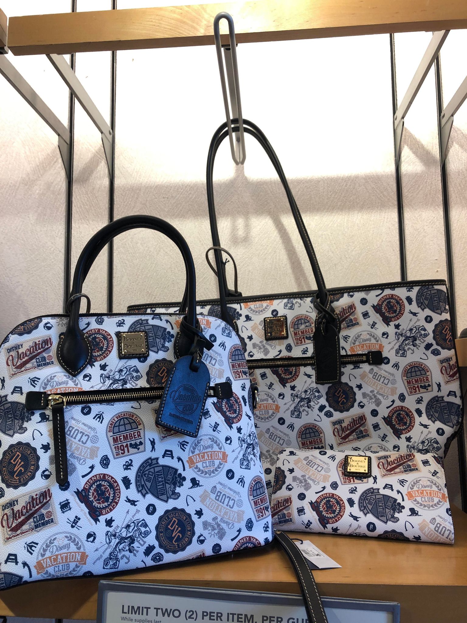 Disney vacation club shopper by dooney & clearance bourke