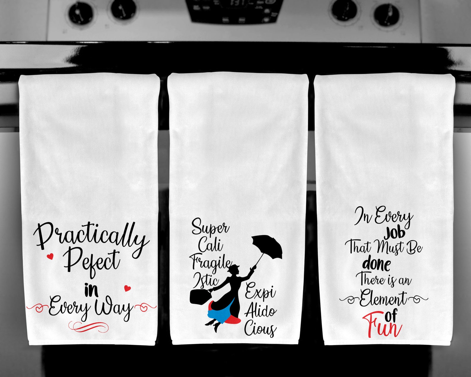 Disney Kitchen Towel Set - Mary Poppins Practically Perfect