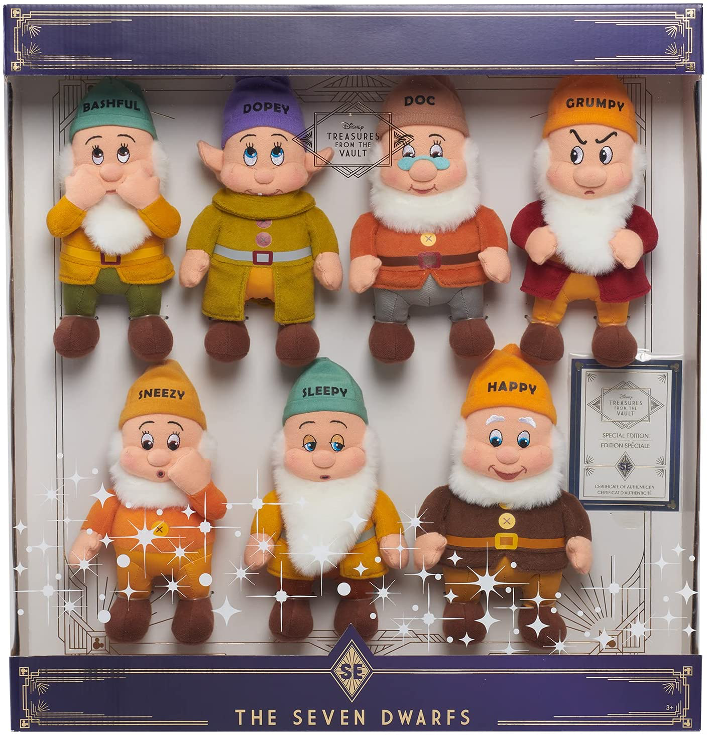 Seven dwarfs plush set best sale for sale