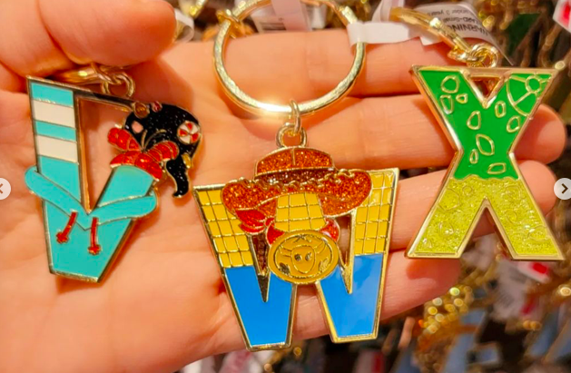 Disney Keychain - Character Alphabet - L Is for Lady