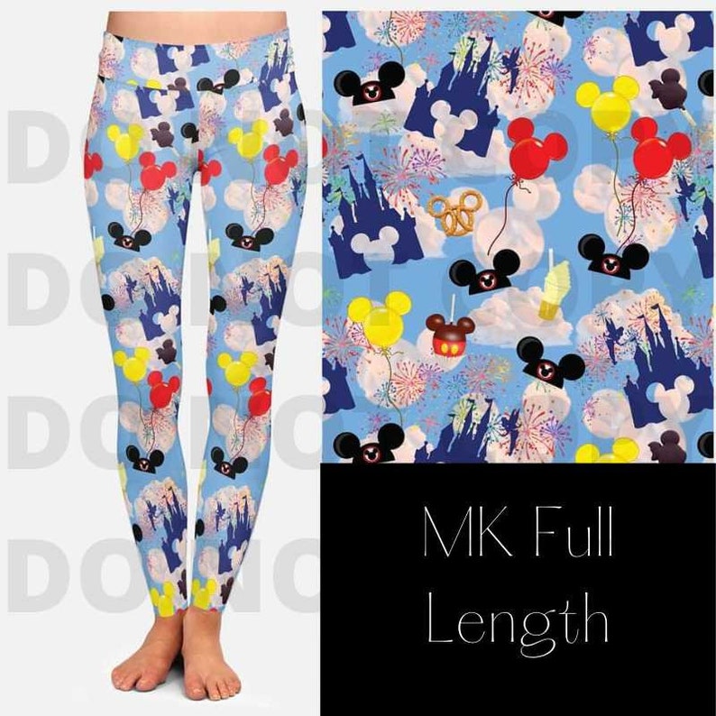 Minnie Mouse Legging, Cute Minnie Leggings, Disneyworld Leggings