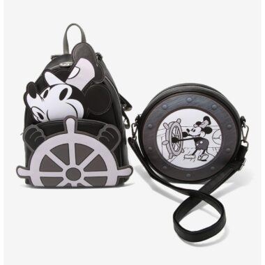 Steamboat willie backpack and crossbody