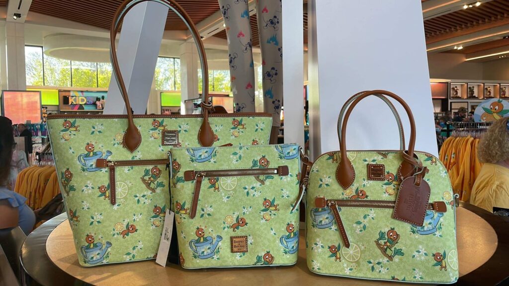 Orange Bird Dooney Bourke Collection Squeezes Into Flower and