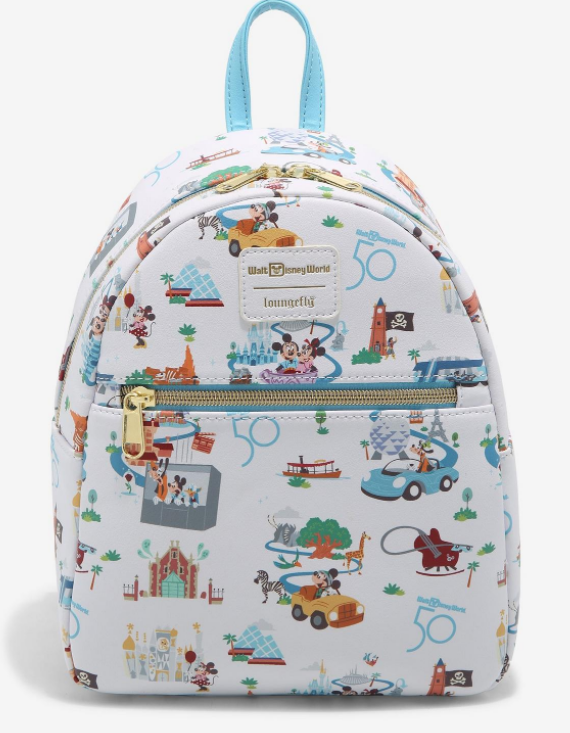 Loungefly Disney Parks Collage Mini Backpack Walt Disney World Bag