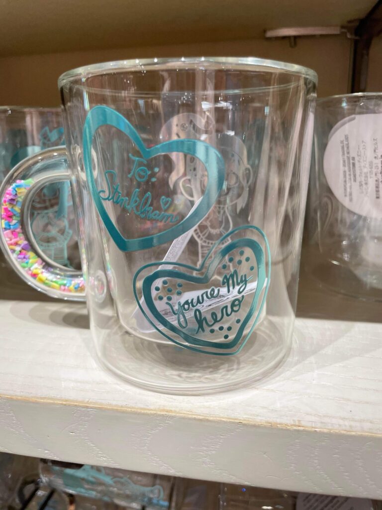 Disney Mickey and Minnie Hearts & Diamonds Confetti Glass Mug | Holds