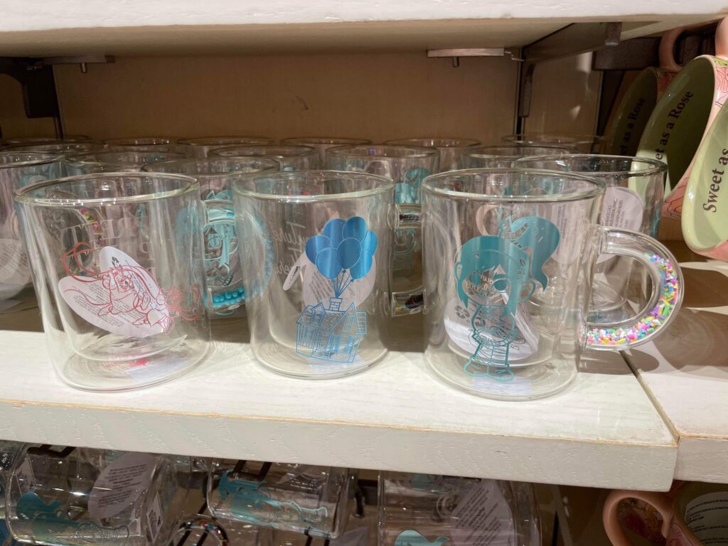 New Disney Glass Mugs
