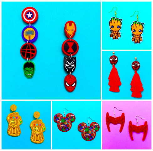 These Superhero Earrings Will Have The Avengers Assembling - Jewelry 