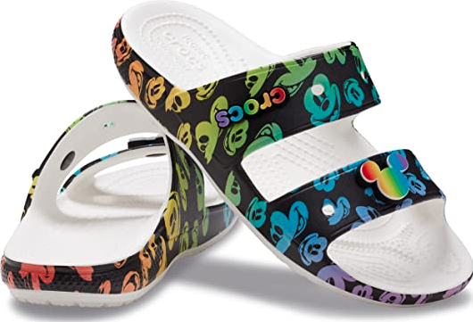 Mickey mouse store croc flip flops