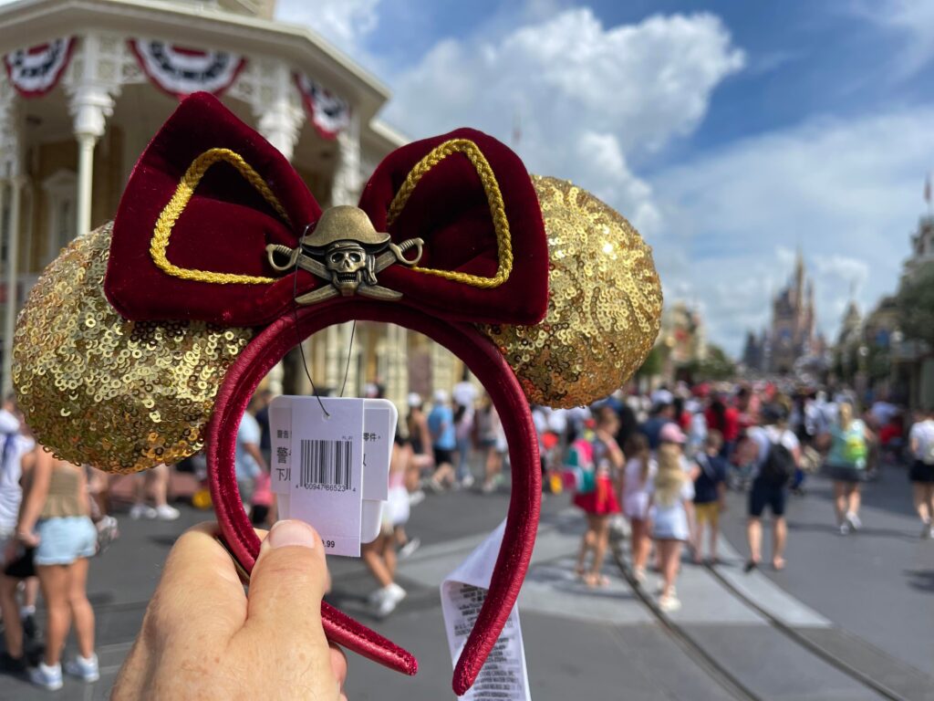 Pirates of the Caribbean Headband Minnie Mouse Disney Parks Mickey