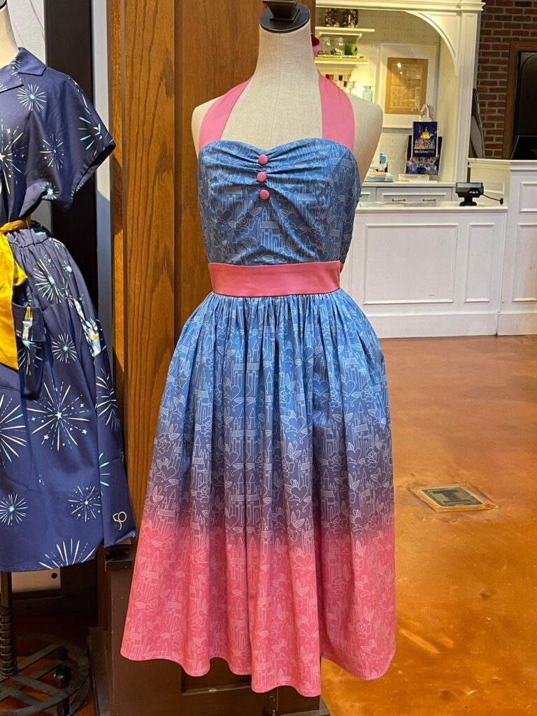 Pink and Blue Aurora Dress