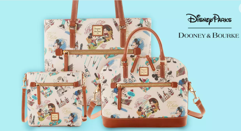 Mickey and Minnie Mouse Dooney & Bourke for EPCOT Food and Wine ...
