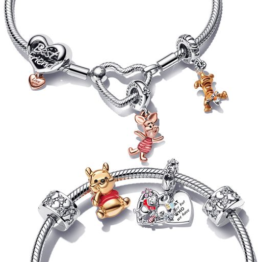 Disney Winnie The Pooh Charm Bracelet Your Braver Then You Believe | eBay