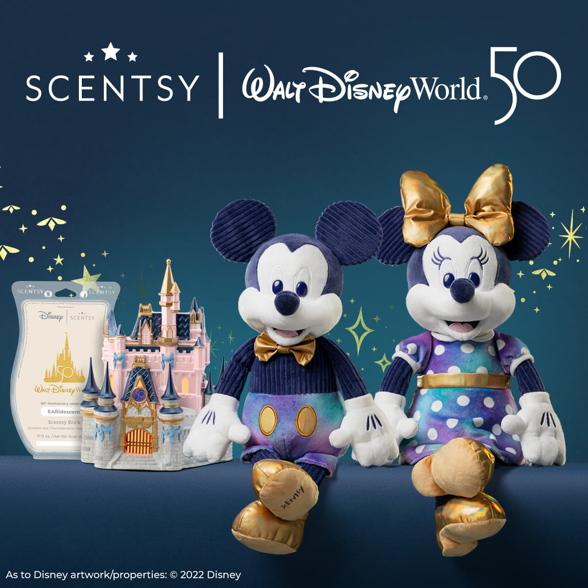 Disney 50th Anniversary Ultimate Mickey and Minnie Mouse Scentsy