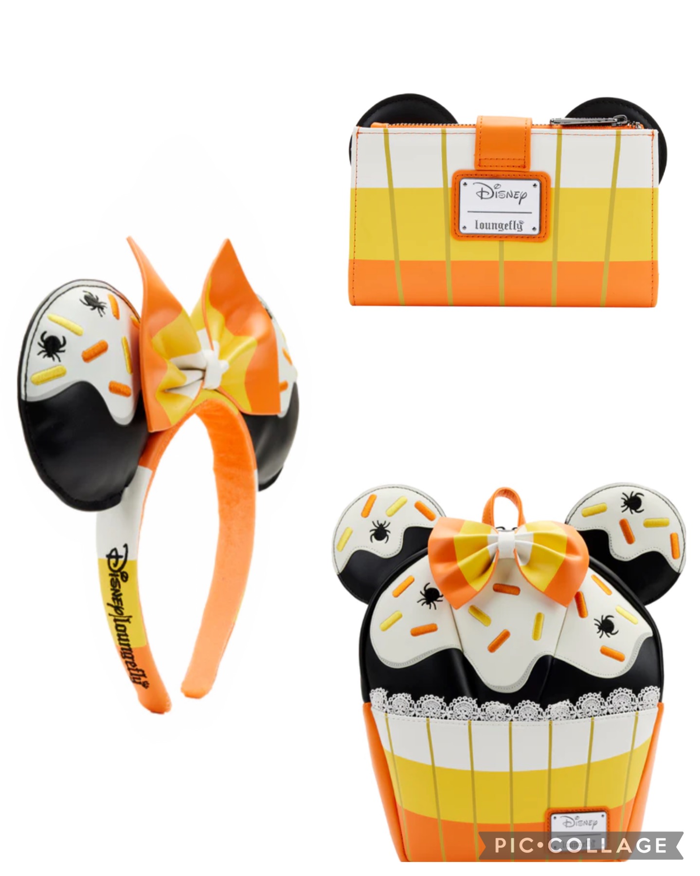 Loungefly Disney Candy Corn Cupcake Glow hotsell Mini Backpack NEW