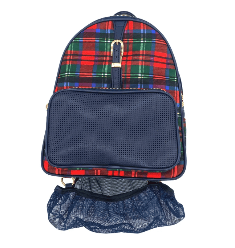 Bring On the Plaid with This Stylish Rope Drop Backpack! bags