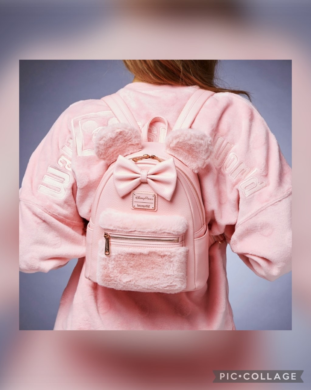 Piglet, pink, Loungefly top mini backpack