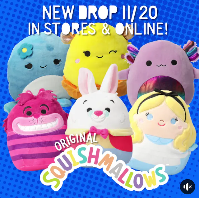 These Alice in Wonderland Squishmallows Are A Real Trip