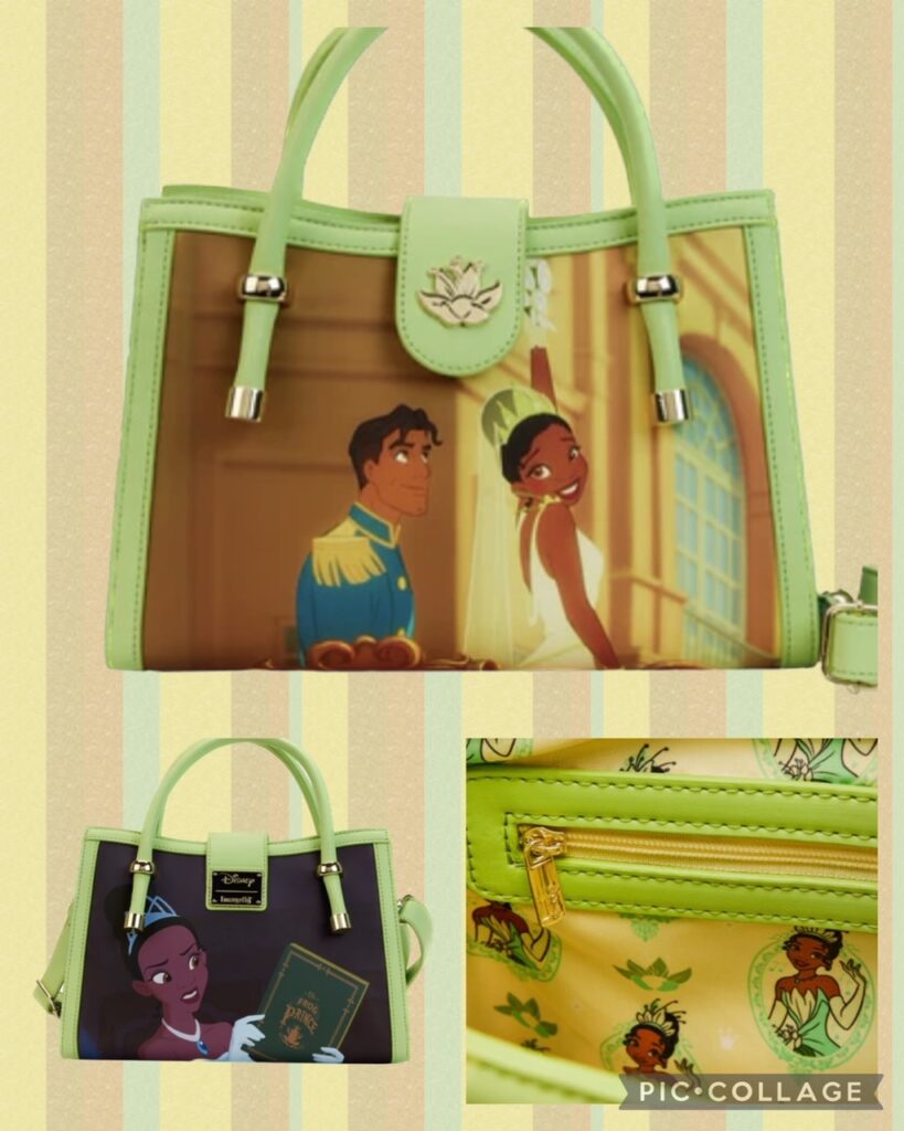 The Princess and the Frog Scenes Crossbody Purse