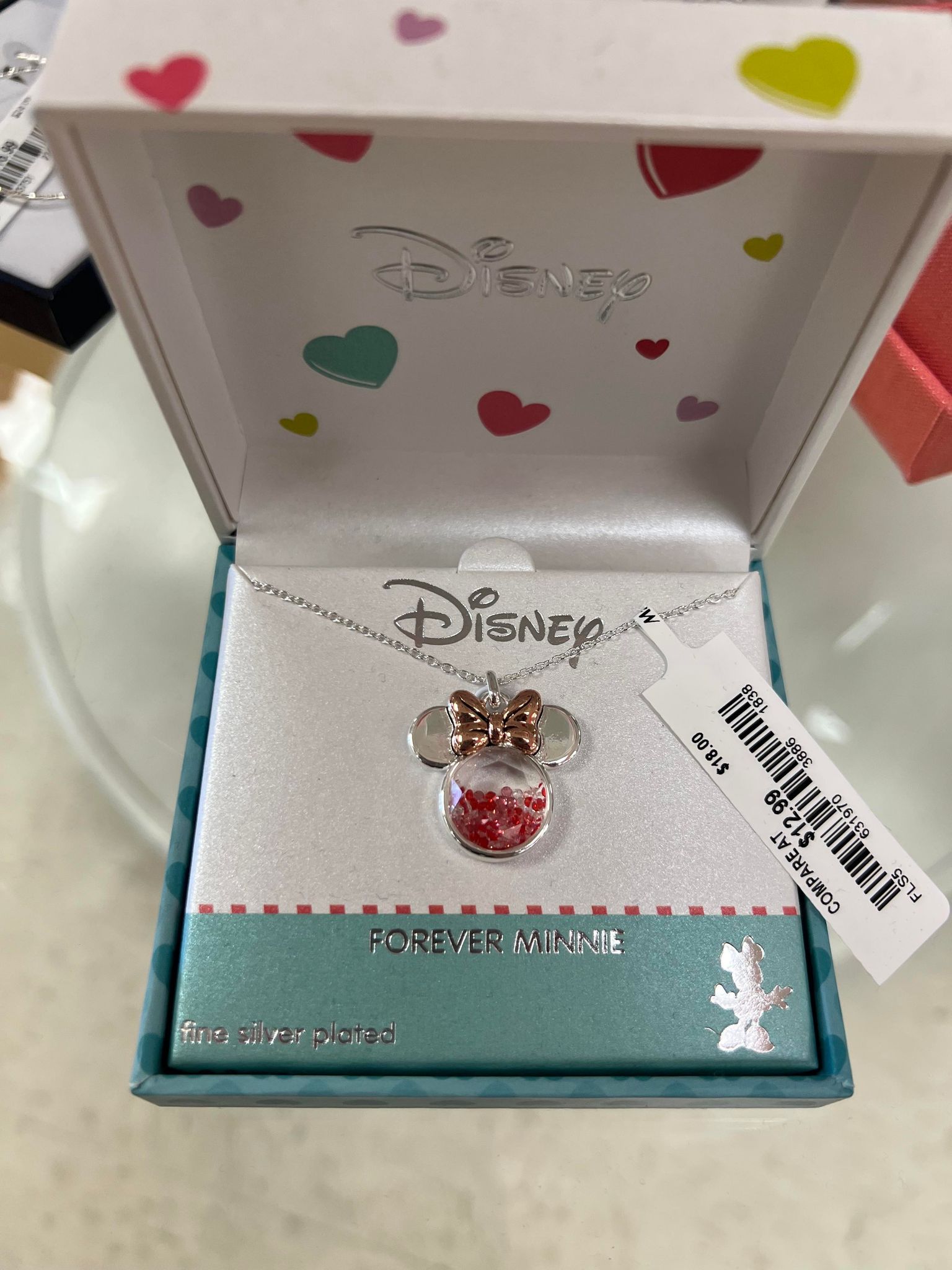 Disney Necklace - Mickey Mouse Padlock - Silver