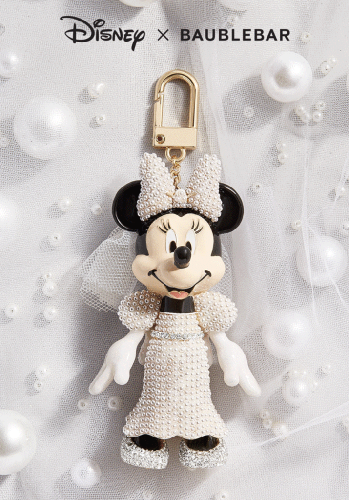 Minnie Mouse Disney Bag Charm - Spa Day in 2023