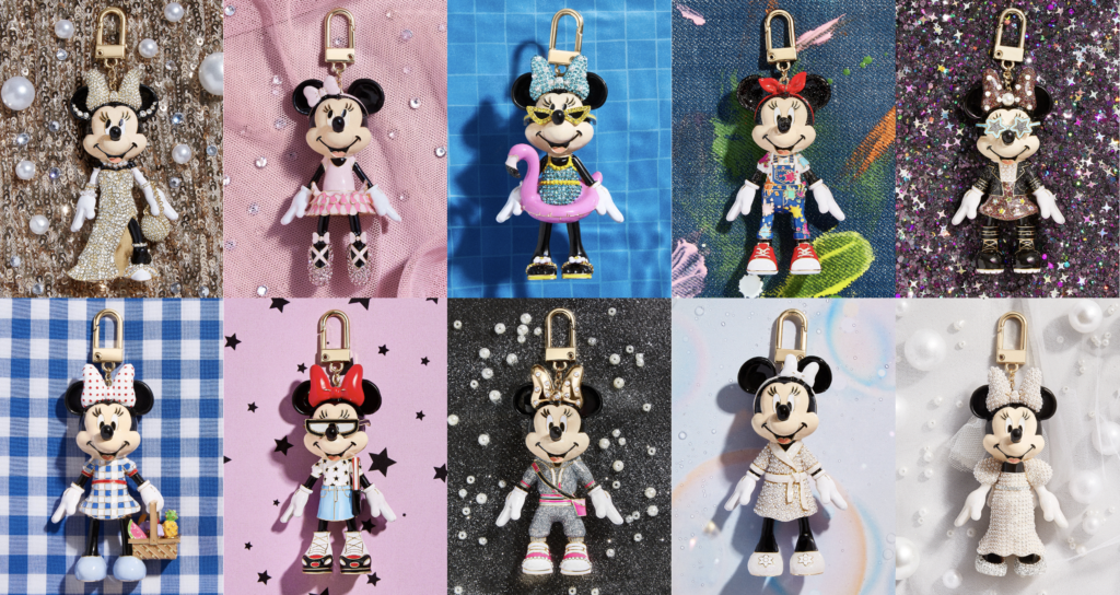 Baublebar Minnie Mouse Disney Bag Charm - Minnie Bride