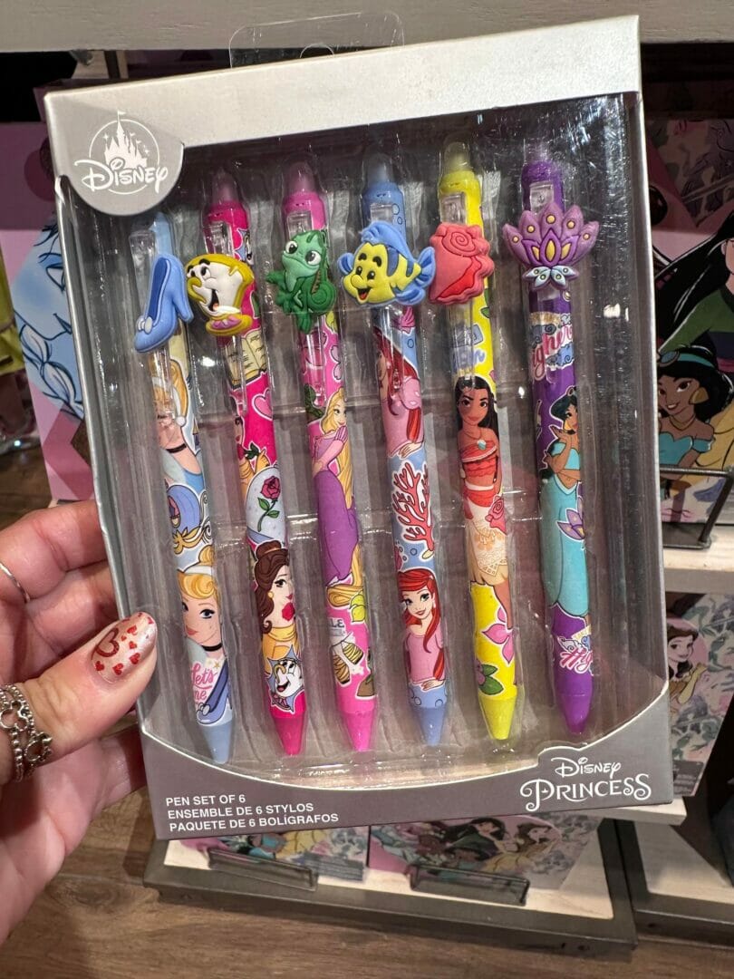 DISNEY AUTOGRAPH BOOK Pen Set Disneyland Stitch Princess Mickey
