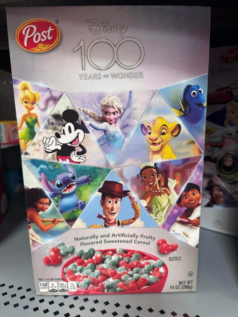 Disney100 Limited Edition Cereal