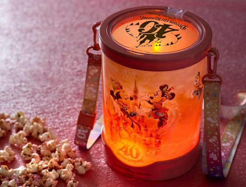 40th Anniversary Tokyo Disney Resort Popcorn Bucket Coming!