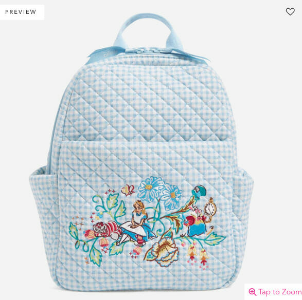 Vera Bradley Alice in Wonderland Tote Bags