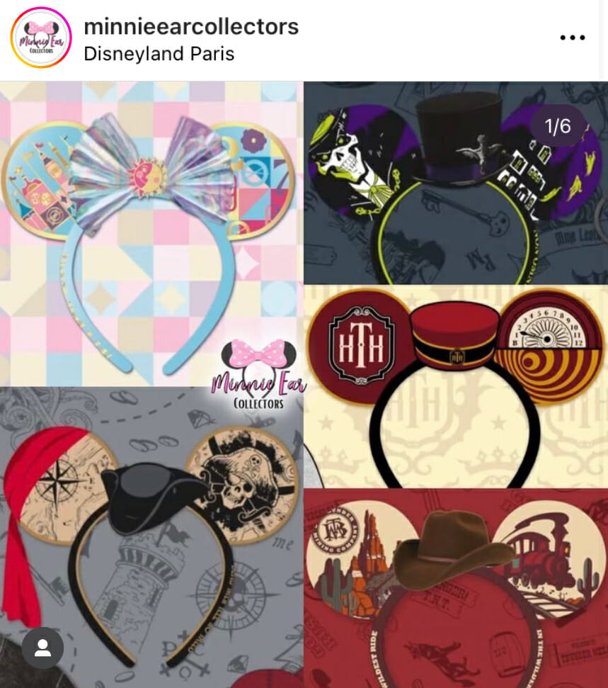 Disneyland Paris Attraction Attraction Themed Ears