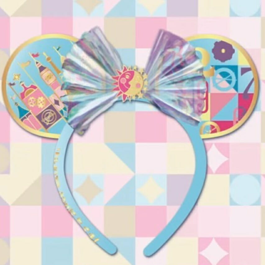 Disney Minnie Mouse Main Attraction April It's A Small World Ear Headband -  US