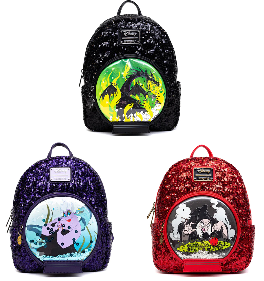 Ursula Loungefly Bolso Mini Back Pack Disney Villains