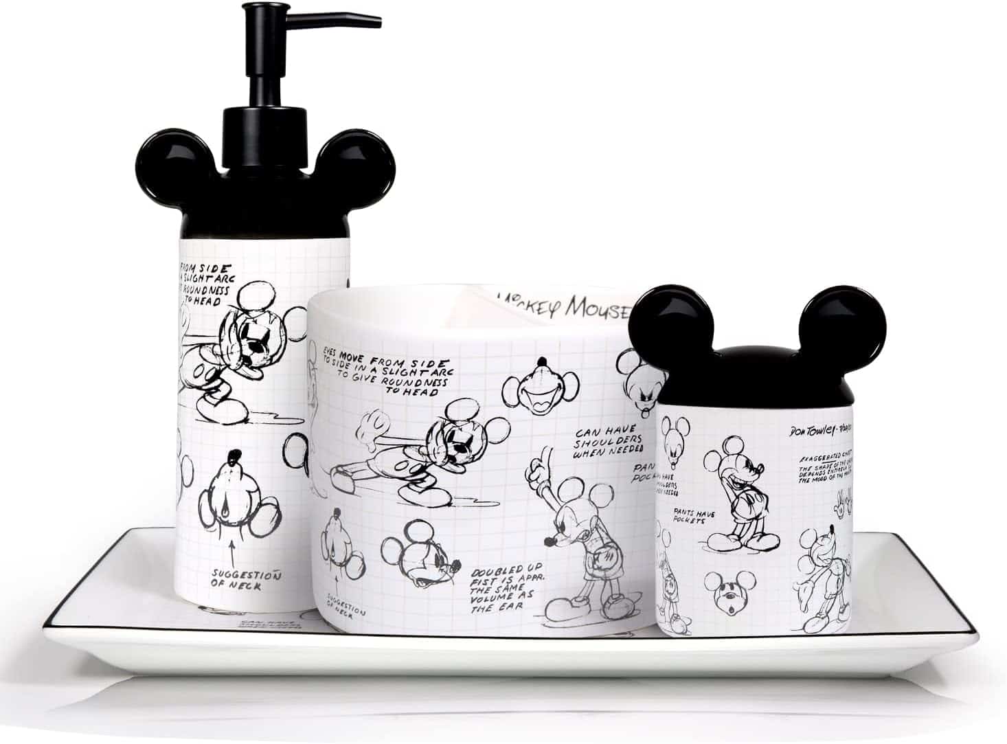 Disney Discovery- Mickey 4 Piece Bathroom Set - Decor