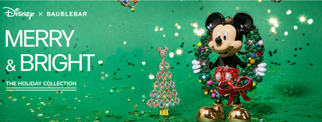 Holiday Shopping: BaubleBar Disney Holiday Collection Celebrates Iconic  Characters Enjoying Festive Fun