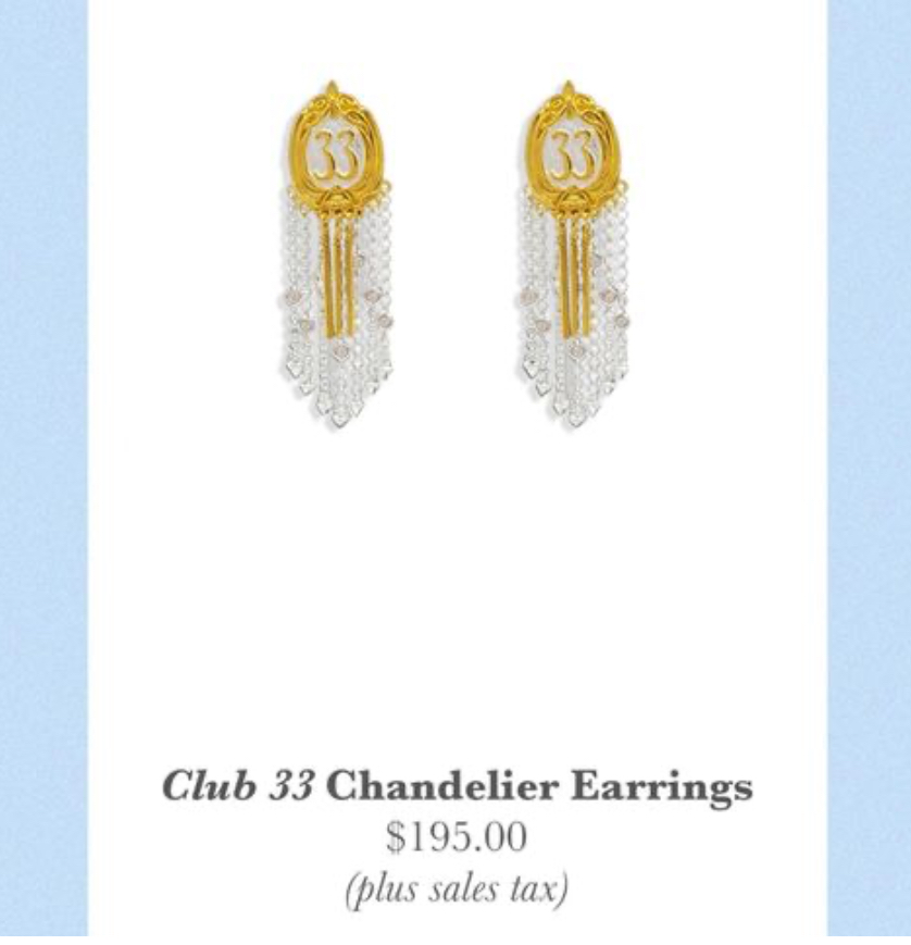 All I Want for Christmas is the New Club 33 Merchandise