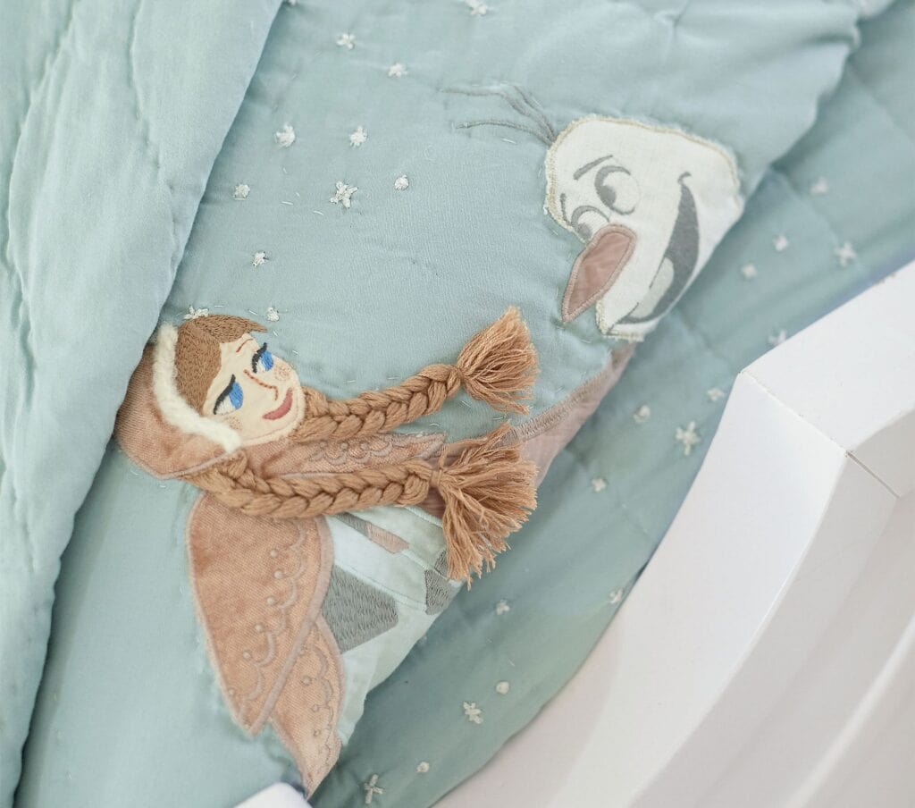 Give Your Room A Royal Makeover With Pottery Barn Frozen Bedding