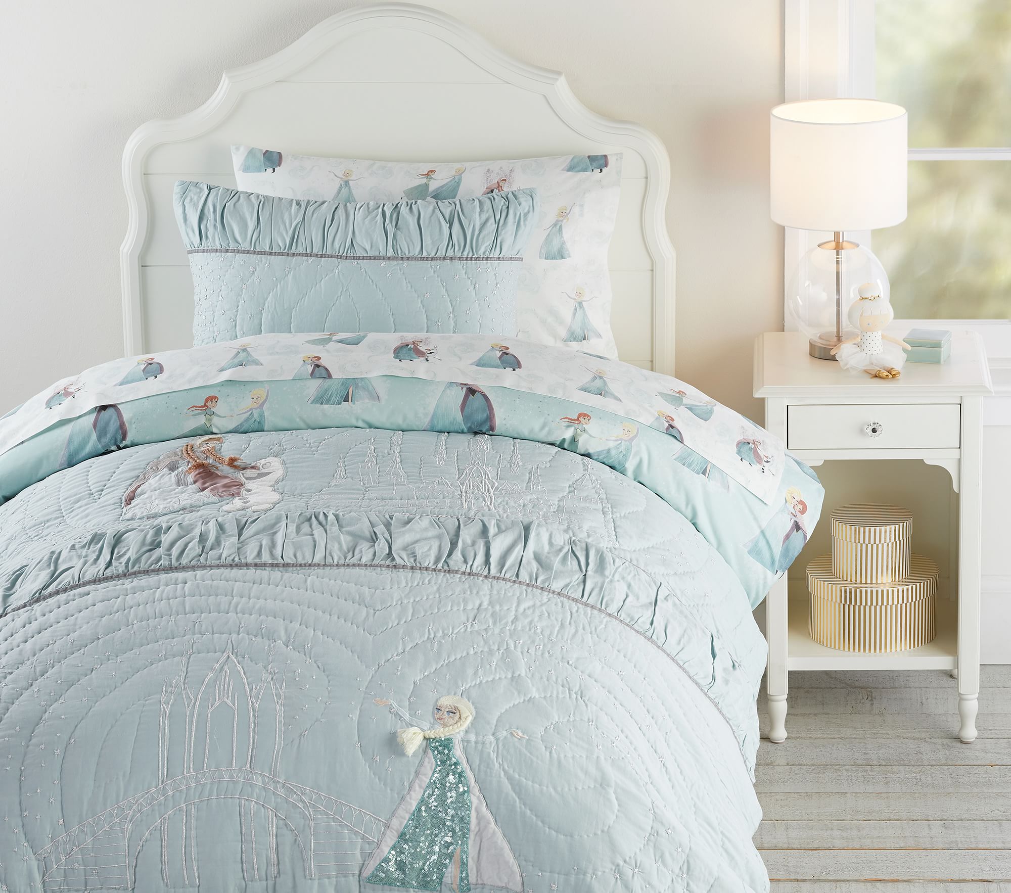 Give Your Room A Royal Makeover With Pottery Barn Frozen Bedding