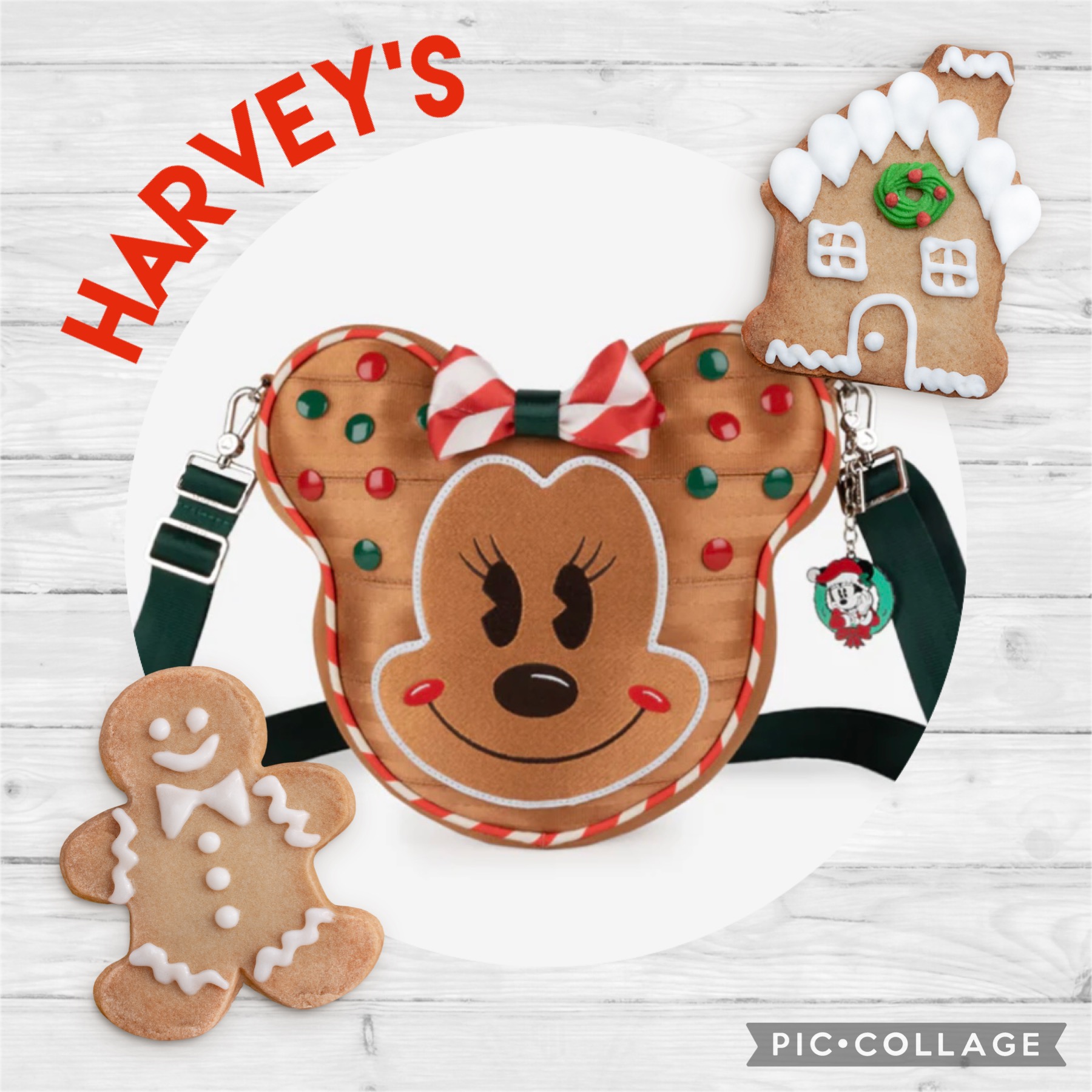 Charm Set, Disney Mickey and Minnie Christmas