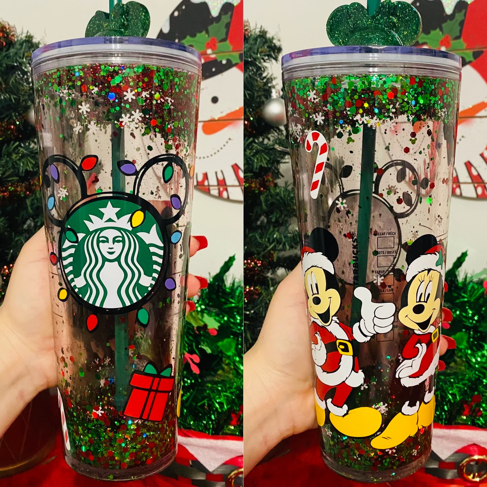 Starbucks Tumbler, Christmas Tumbler, Personalized Tumbler, Santa, Per