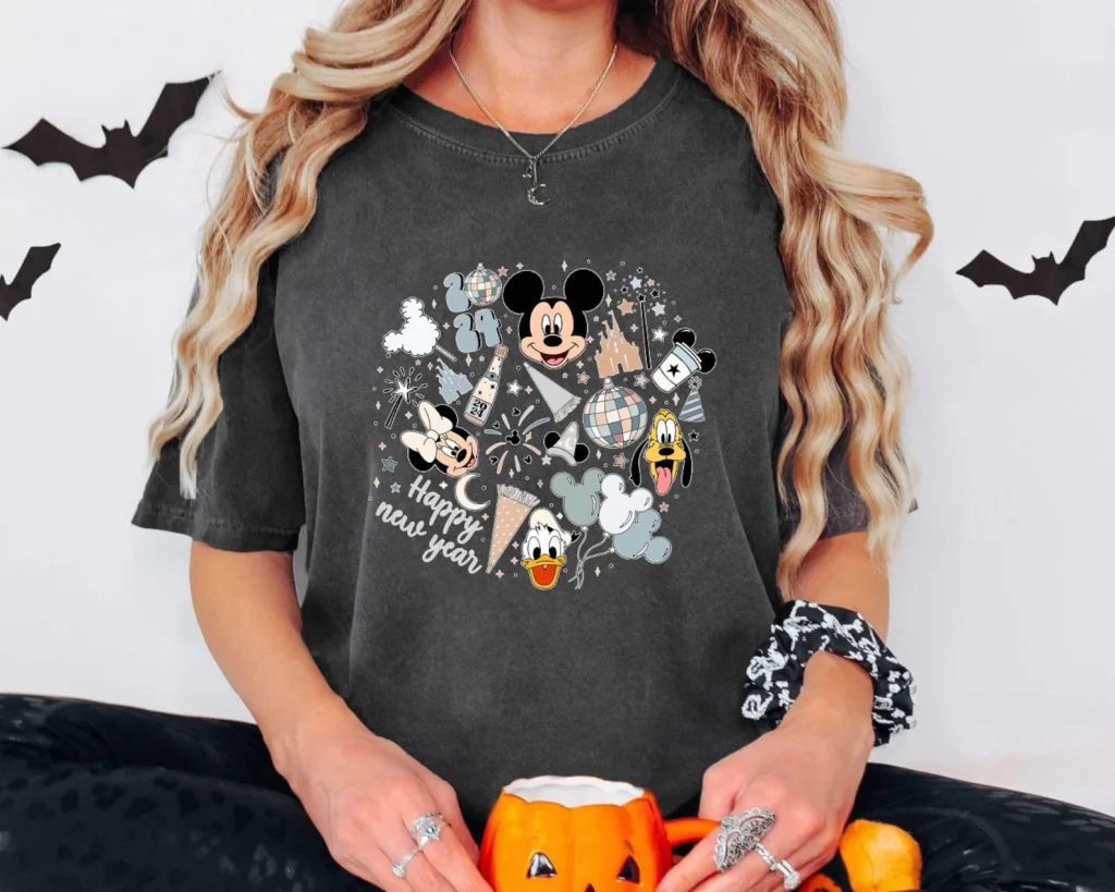 Vintage Disney Characters Minnie Mouse Halloween T Shirt, Disney